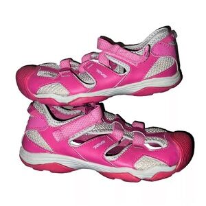 Teva Girls Youth Pink Jansen All Sports Water Sandals Shoes Sz 3